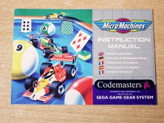 Micro Machines Manual