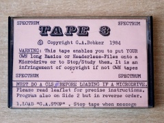 Tape 8 by G.A. Bobker