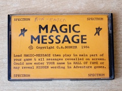 Magic Message by G.A. Bobker