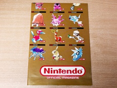 Pokemon Gen II Johto Region Poster