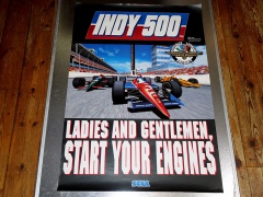 Coin-Op Poster - Indy 500 by Sega
