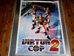 Con-Op Poster - Virtua Cop 2 by Sega