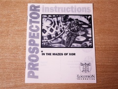 Prospector In The Mazes Of Xor Manual