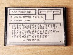 O Level Maths 1 by GCE Tutoring