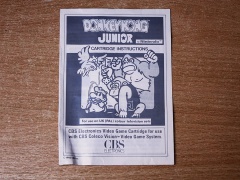 Donkey Kong Junior Manual