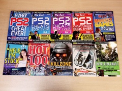 10x Official PS2 Magazine Cheat Books