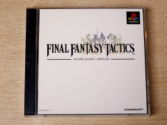Final Fantasy Tactics by Squaresoft + Spine Card